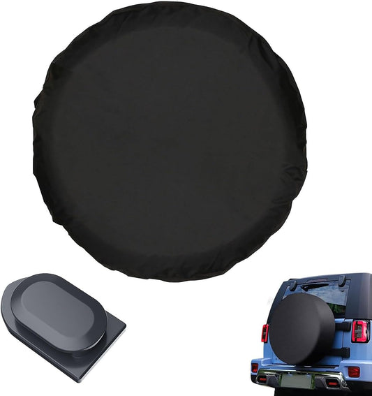 Housse de roue de secours — anti-poussière, 66cm, noir