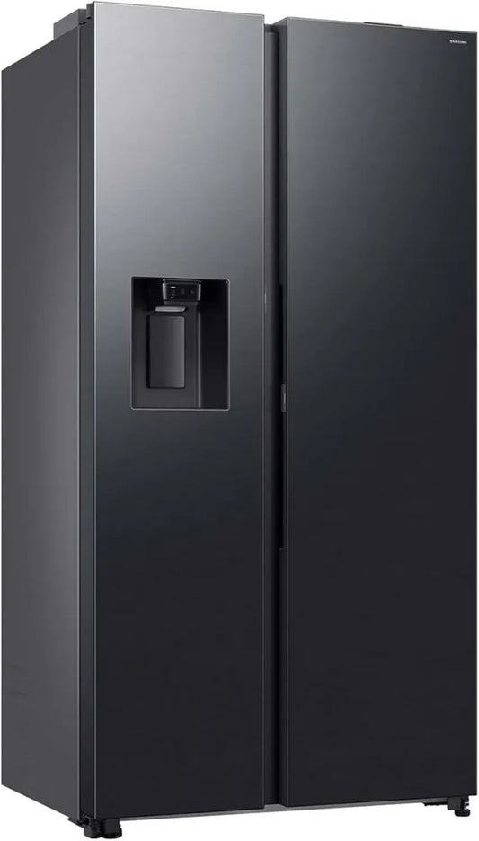 Réfrigérateur-Congélateur Américain Samsung RS80 AI, 634L, 178 cm, Acier Noir, Side-by-Side