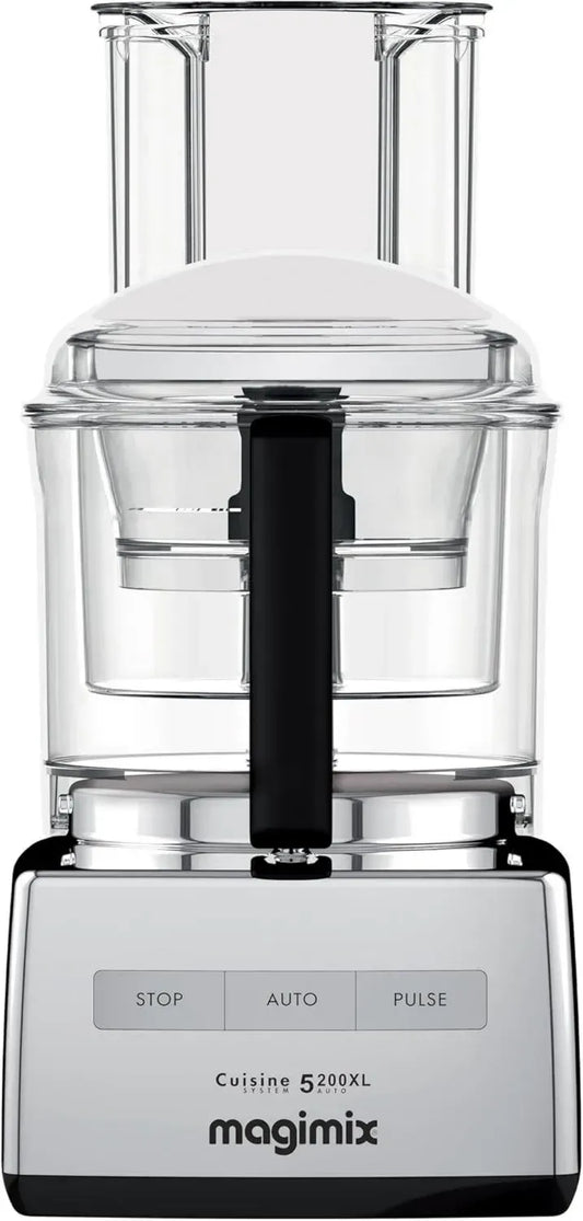 Magimix Robot Culinaire Multifonction 3,6L - Mixeur, Hachoir, Presse-Agrumes - Fabriqué en France - Finition Chrome